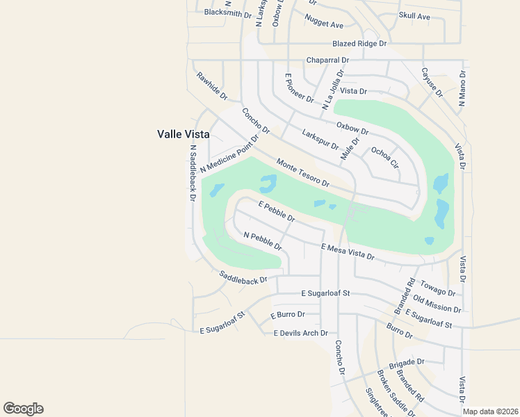 map of restaurants, bars, coffee shops, grocery stores, and more near 7871 E Pebble Dr in Kingman