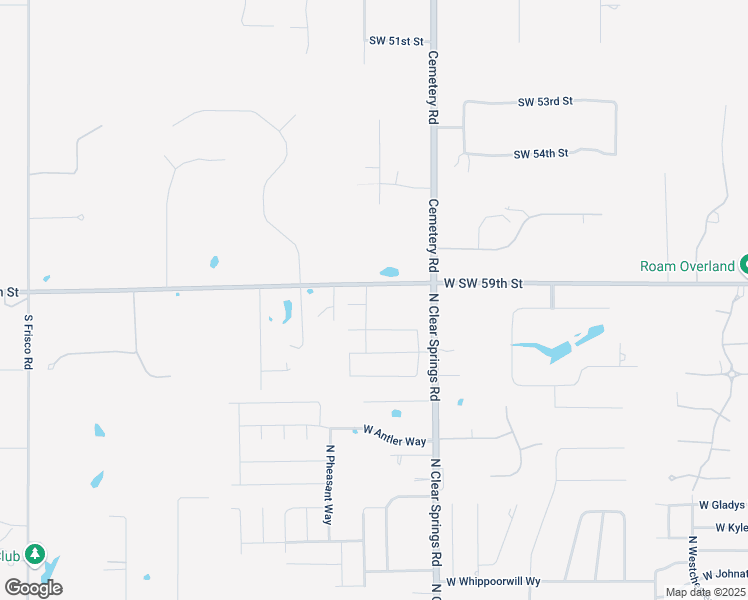 map of restaurants, bars, coffee shops, grocery stores, and more near 1520 North Kamryn Way in Mustang