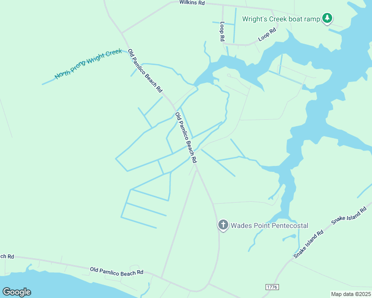 map of restaurants, bars, coffee shops, grocery stores, and more near 4672 Pamlico Beach Road in Belhaven