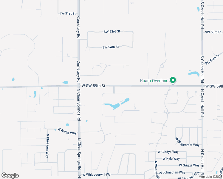 map of restaurants, bars, coffee shops, grocery stores, and more near 1409 Quail Lake Way in Mustang