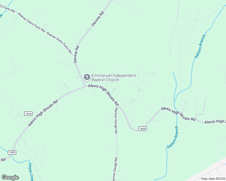 map of restaurants, bars, coffee shops, grocery stores, and more near 1024 Alexis High Shoals Road in Dallas