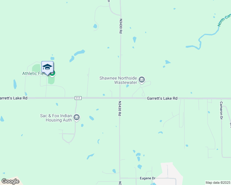 map of restaurants, bars, coffee shops, grocery stores, and more near 42900 Garrett's Lake Road in Shawnee
