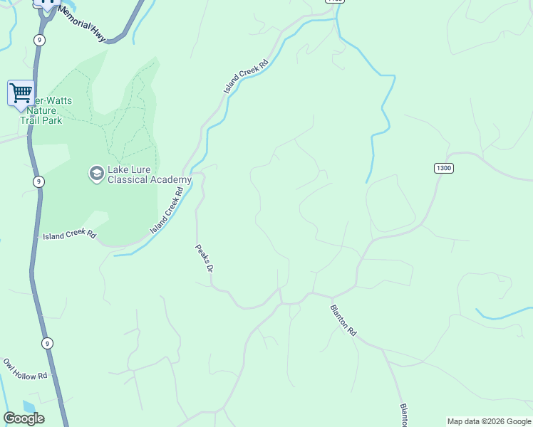 map of restaurants, bars, coffee shops, grocery stores, and more near 240 Boulder Ridge in Lake Lure
