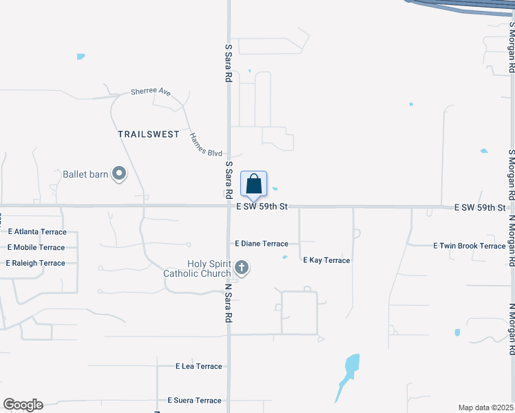 map of restaurants, bars, coffee shops, grocery stores, and more near 2830 East SW 59th Street in Oklahoma City