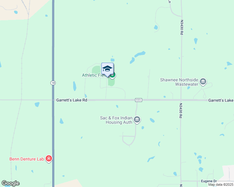 map of restaurants, bars, coffee shops, grocery stores, and more near 42400 Garrett's Lake Road in Shawnee