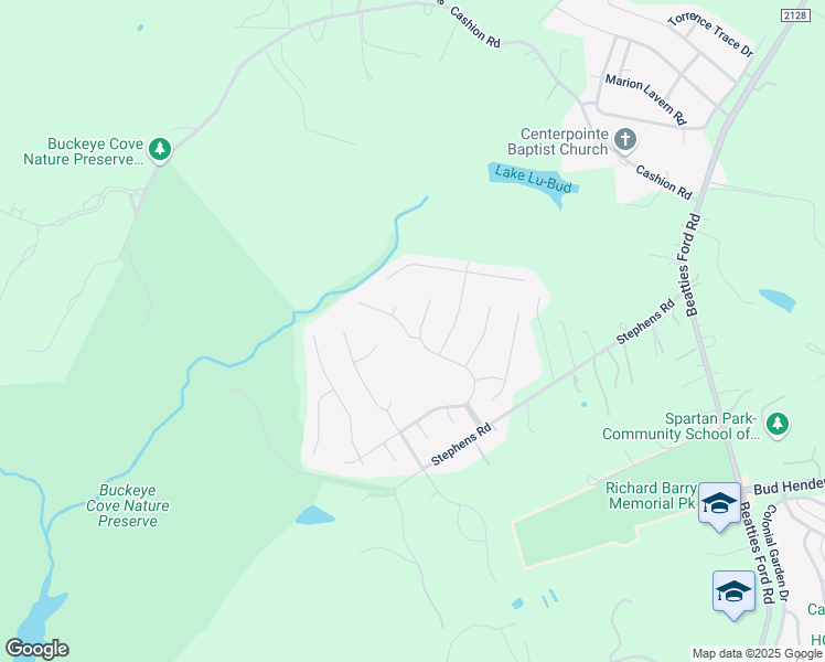 map of restaurants, bars, coffee shops, grocery stores, and more near 6305 Stephens Grove Lane in Huntersville