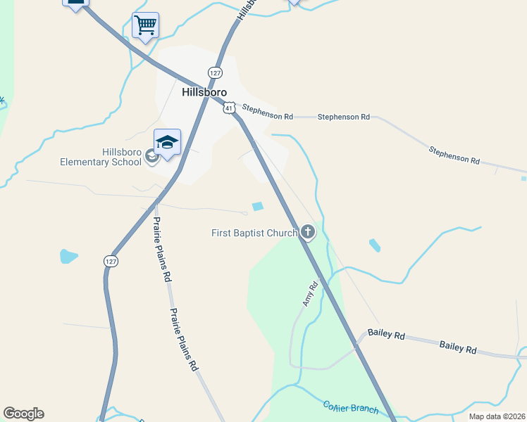 map of restaurants, bars, coffee shops, grocery stores, and more near 8210 Hillsboro Highway in Hillsboro