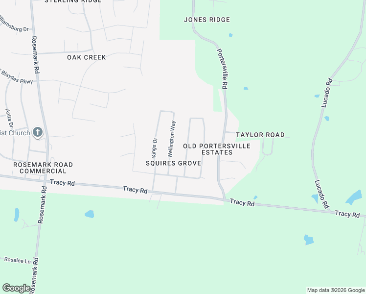 map of restaurants, bars, coffee shops, grocery stores, and more near 102 Oxford Drive in Atoka