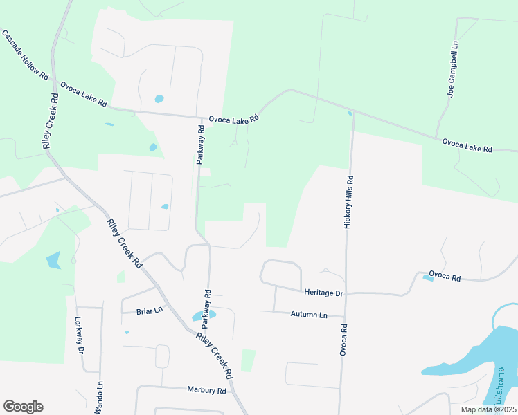 map of restaurants, bars, coffee shops, grocery stores, and more near 324 Parkway Road in Tullahoma