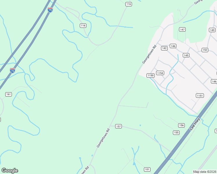 map of restaurants, bars, coffee shops, grocery stores, and more near 546 County Road 135 in McMinn