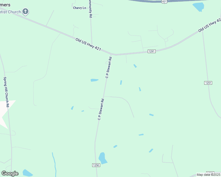 map of restaurants, bars, coffee shops, grocery stores, and more near 263 C P Stewart Road in Lillington