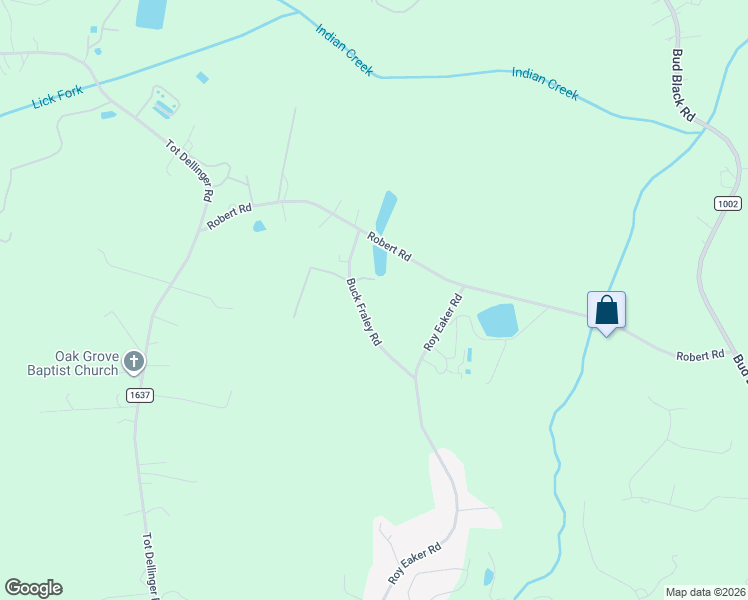 map of restaurants, bars, coffee shops, grocery stores, and more near 148 Buck Fraley Road in Cherryville