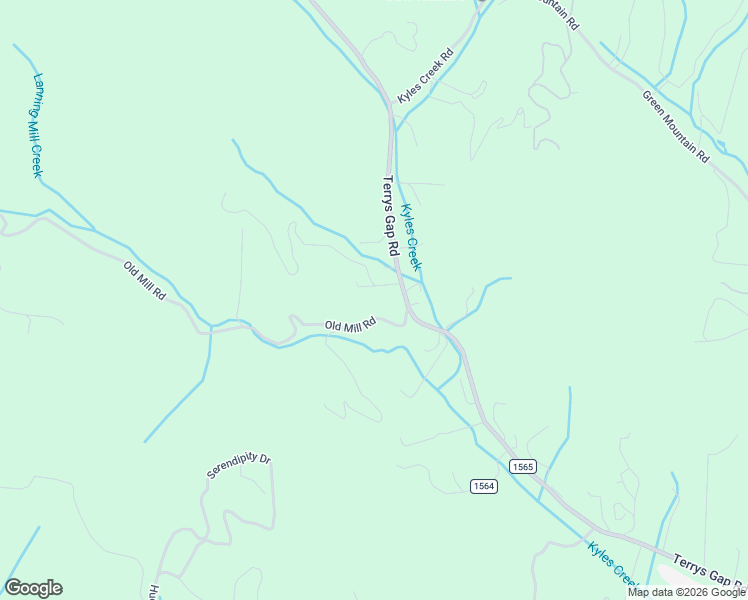 map of restaurants, bars, coffee shops, grocery stores, and more near 1168 Terrys Gap Road in Hendersonville