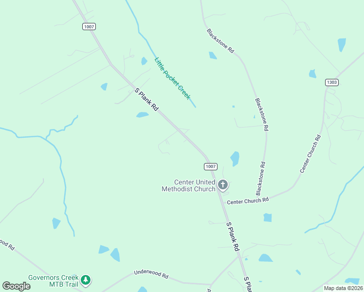 map of restaurants, bars, coffee shops, grocery stores, and more near 3956 South Plank Road in Sanford