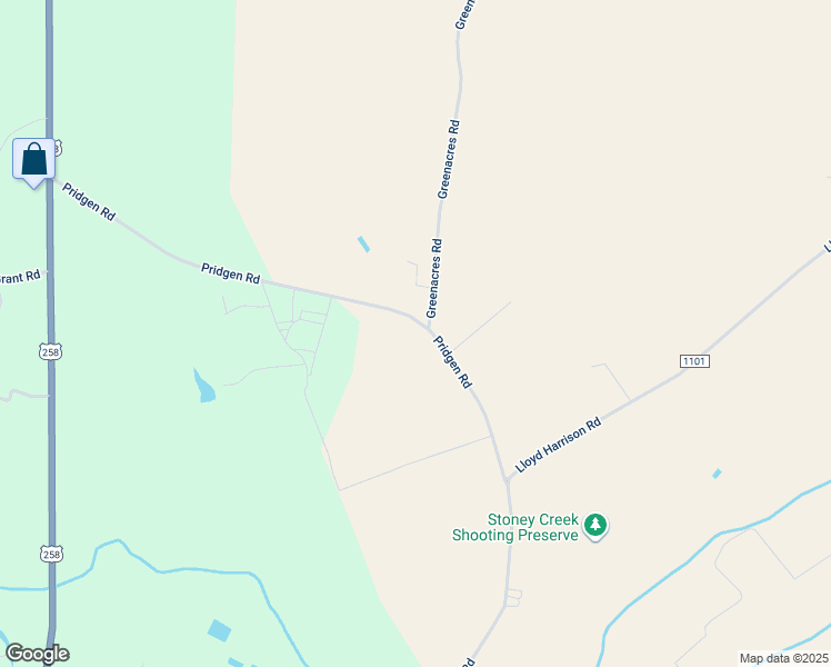 map of restaurants, bars, coffee shops, grocery stores, and more near 886 Pridgen Road in Snow Hill