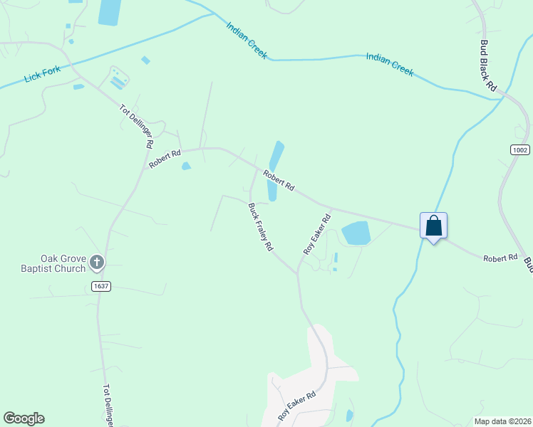 map of restaurants, bars, coffee shops, grocery stores, and more near 148 Buck Fraley Road in Cherryville