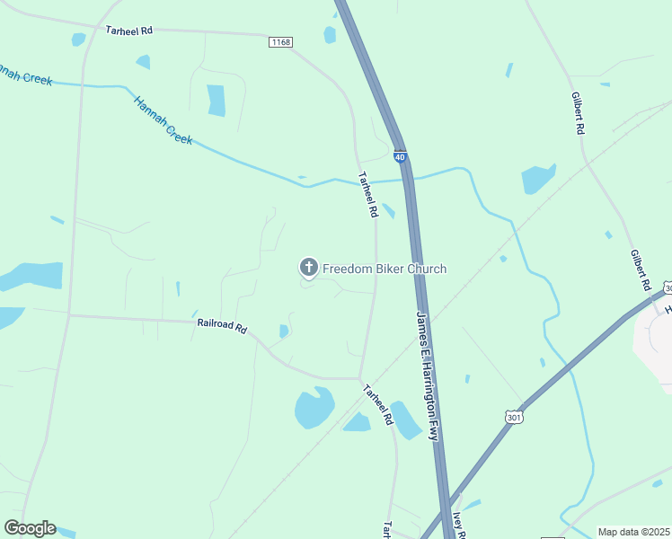 map of restaurants, bars, coffee shops, grocery stores, and more near 719 Tarheel Road in Benson