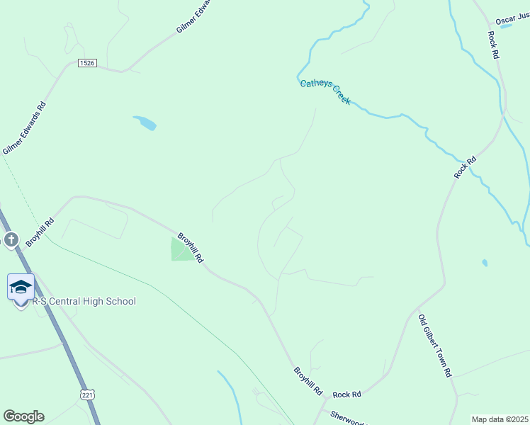 map of restaurants, bars, coffee shops, grocery stores, and more near 518 Shepherds Creek Circle in Rutherfordton
