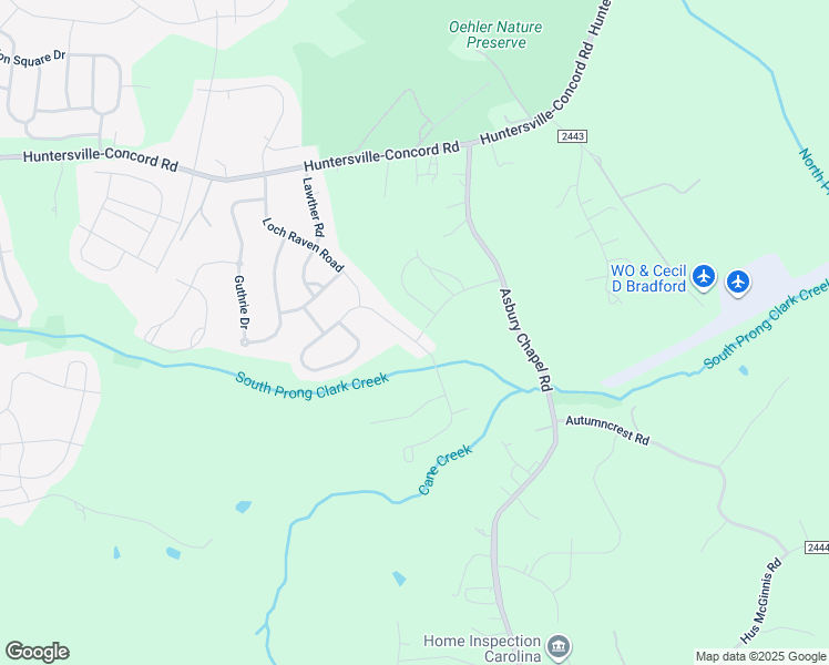 map of restaurants, bars, coffee shops, grocery stores, and more near 16923 Monocacy Boulevard in Huntersville