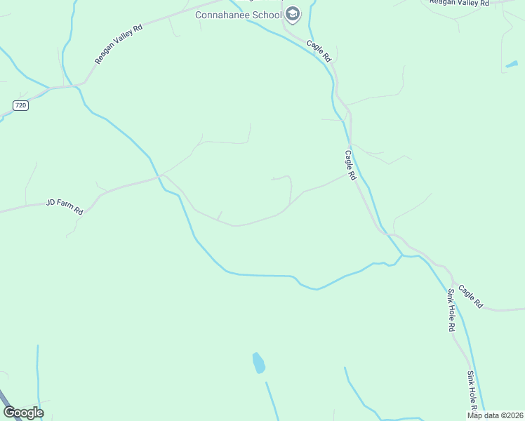 map of restaurants, bars, coffee shops, grocery stores, and more near JD Farm Road in Tellico Plains