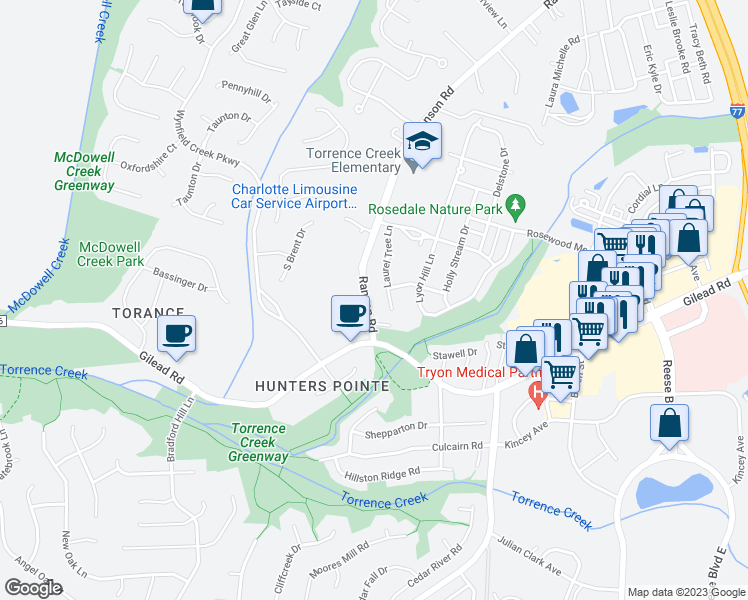 14312 Ranson Road, Huntersville NC Walk Score