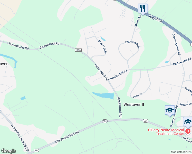 map of restaurants, bars, coffee shops, grocery stores, and more near in Goldsboro