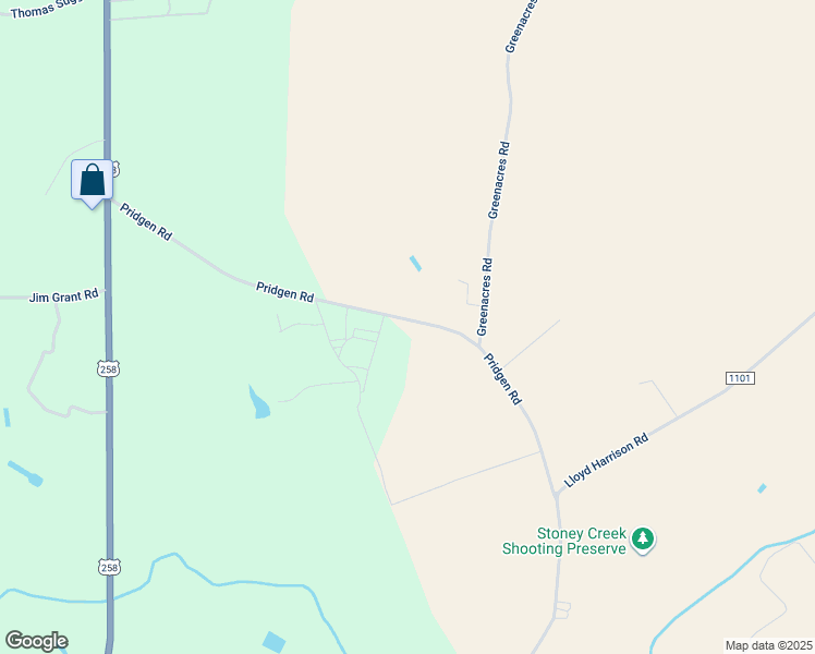 map of restaurants, bars, coffee shops, grocery stores, and more near 730 Pridgen Road in Snow Hill