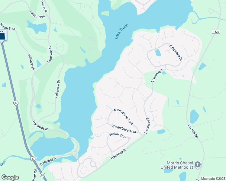 map of restaurants, bars, coffee shops, grocery stores, and more near 1105 Pineside Trail in Sanford