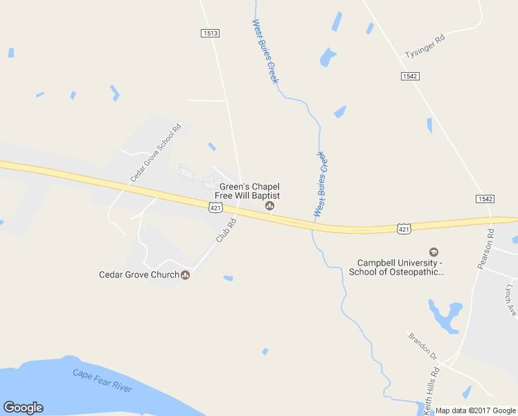 map of restaurants, bars, coffee shops, grocery stores, and more near 3713 U.S. 421 in Lillington