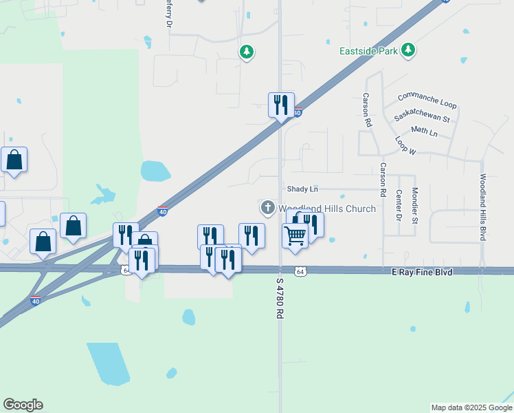 804 South Roland Road, Roland OK Walk Score