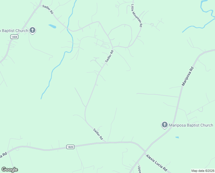 map of restaurants, bars, coffee shops, grocery stores, and more near 3323 Sadler Road in Alexis