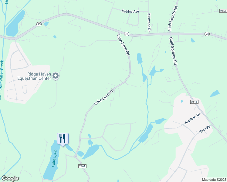 map of restaurants, bars, coffee shops, grocery stores, and more near 540 Lake Lynn Road in Concord