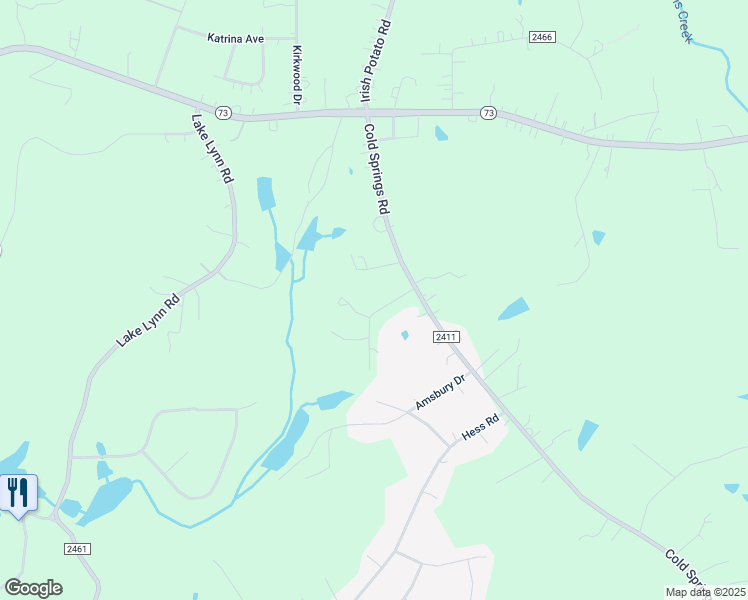 map of restaurants, bars, coffee shops, grocery stores, and more near 4051 Abshire Lane in Concord