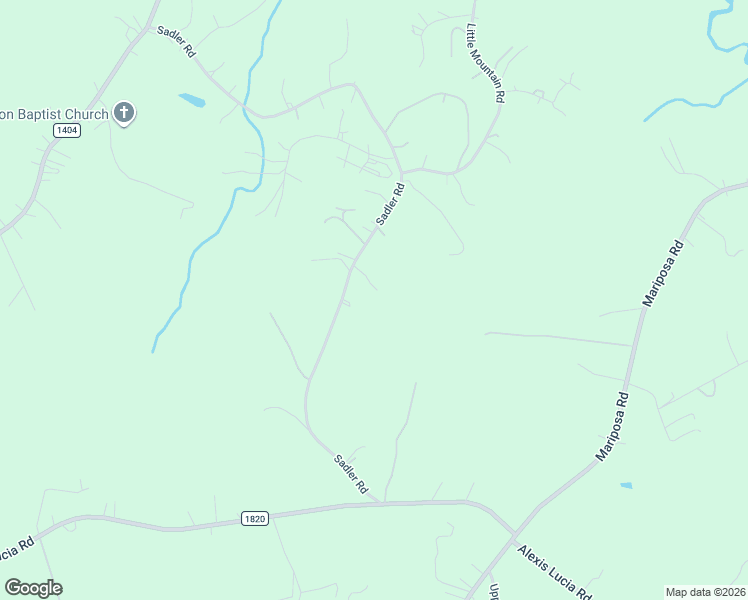 map of restaurants, bars, coffee shops, grocery stores, and more near 3323 Sadler Road in Alexis