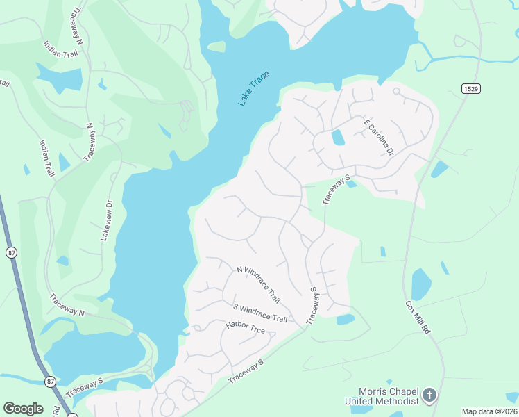 map of restaurants, bars, coffee shops, grocery stores, and more near 1120 Falling Stream in Sanford