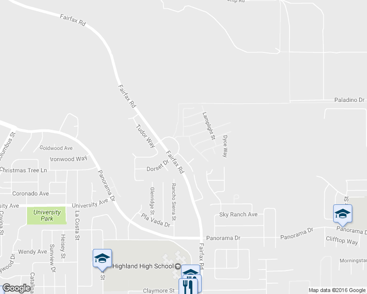 map of restaurants, bars, coffee shops, grocery stores, and more near 6013 Hill Dale Plaza in Bakersfield