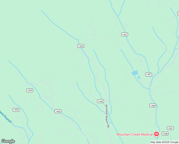 map of restaurants, bars, coffee shops, grocery stores, and more near 1249 Monteith Branch Road in Sylva