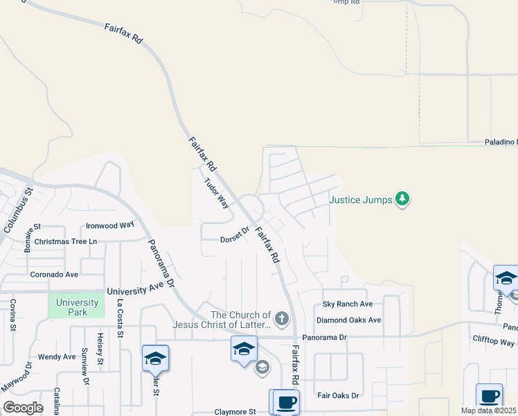 map of restaurants, bars, coffee shops, grocery stores, and more near 6101 Royal Coach Circle in Bakersfield