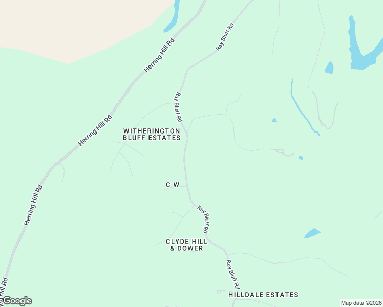map of restaurants, bars, coffee shops, grocery stores, and more near 2416 Ray Bluff Road in Millington
