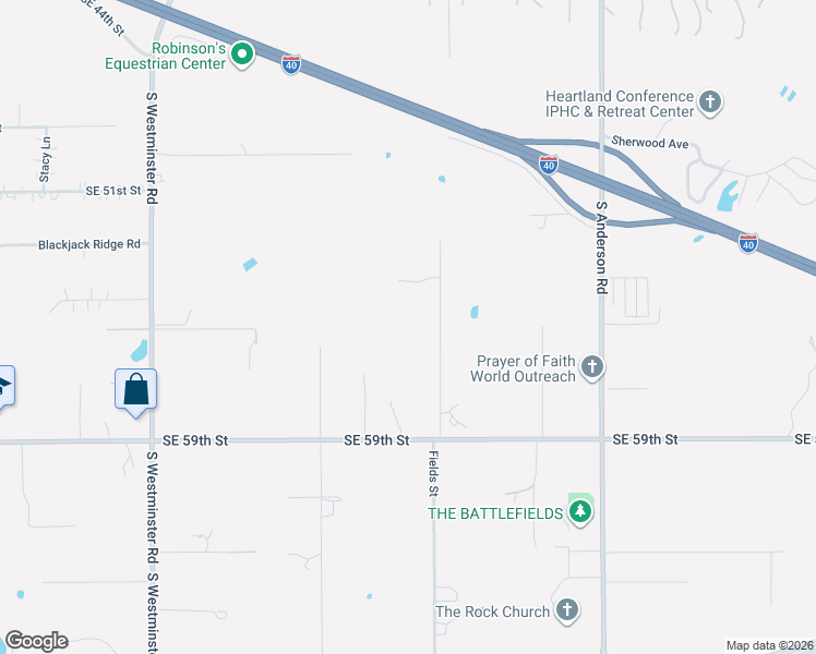 map of restaurants, bars, coffee shops, grocery stores, and more near 5601 Royal Drive in Oklahoma City
