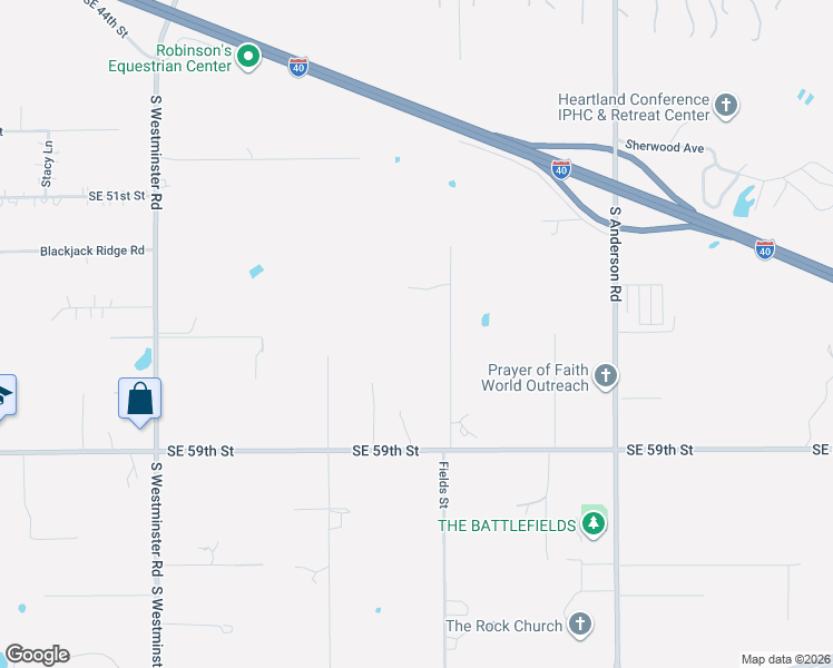 map of restaurants, bars, coffee shops, grocery stores, and more near 5601 Royal Drive in Oklahoma City