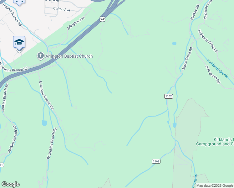 map of restaurants, bars, coffee shops, grocery stores, and more near 330 Bryson Gap Road in Bryson City