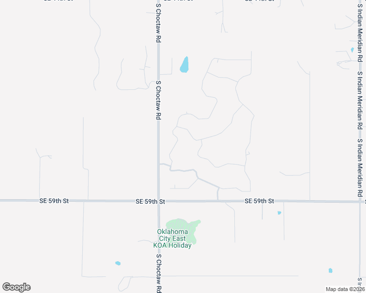 map of restaurants, bars, coffee shops, grocery stores, and more near 15120 Southeast 56th Street in Choctaw