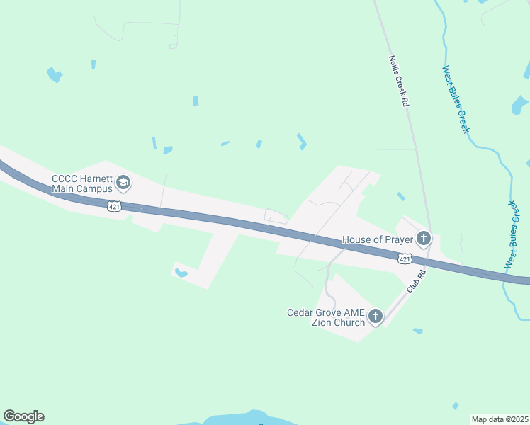 map of restaurants, bars, coffee shops, grocery stores, and more near 1573-1643 East Cornelius Harnett Boulevard in Lillington
