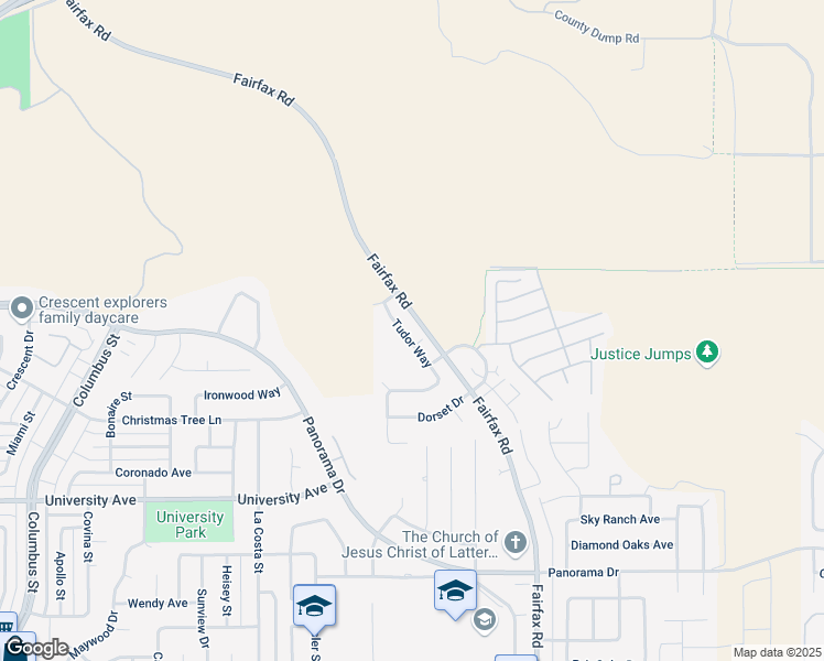 map of restaurants, bars, coffee shops, grocery stores, and more near 6301 Tudor Way in Bakersfield