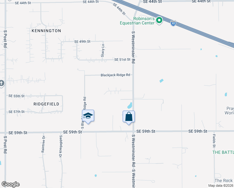 map of restaurants, bars, coffee shops, grocery stores, and more near 10812 Quail Run Road in Oklahoma City