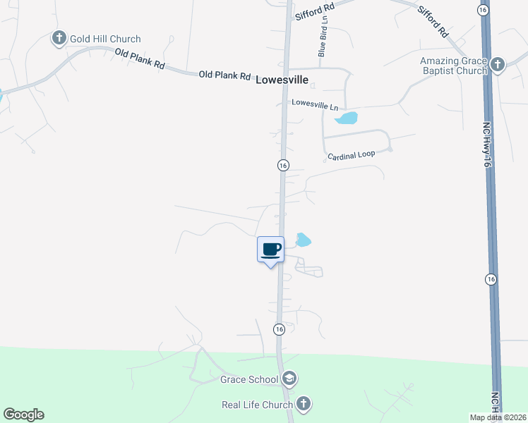 map of restaurants, bars, coffee shops, grocery stores, and more near 6540 McIntosh Road in Stanley