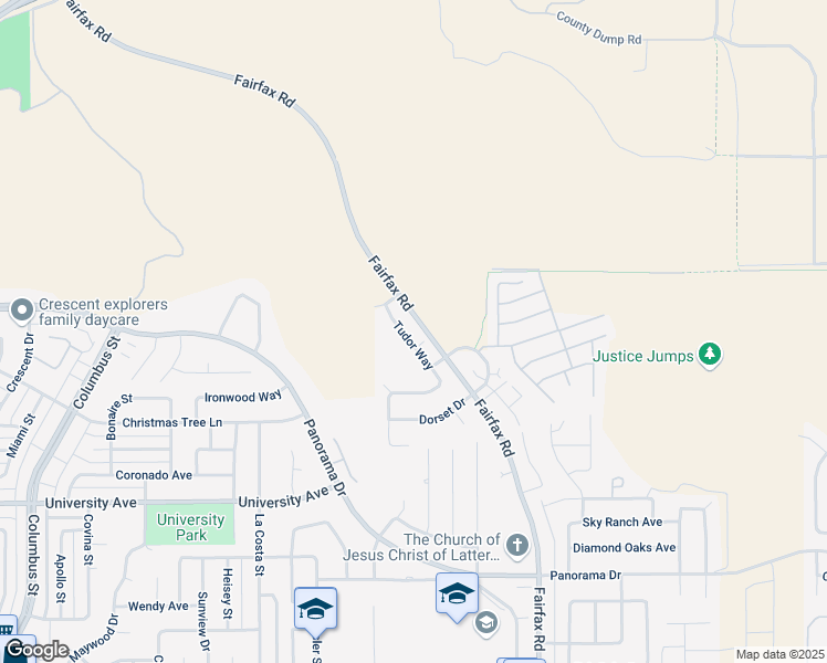 map of restaurants, bars, coffee shops, grocery stores, and more near 6301 Tudor Way in Bakersfield