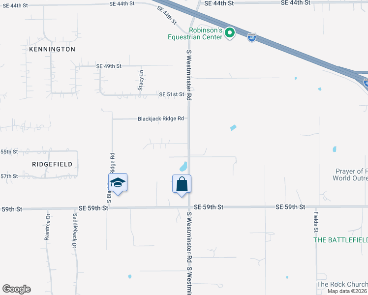 map of restaurants, bars, coffee shops, grocery stores, and more near 10904 Quail Run Road in Oklahoma City