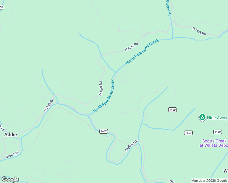 map of restaurants, bars, coffee shops, grocery stores, and more near 326 Upper North Fork Creek Road in Sylva